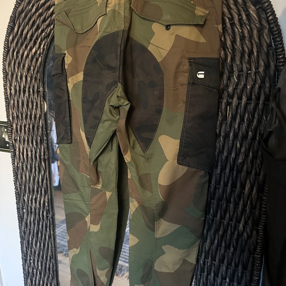 G-Star Green and Brown Cargo Pants - Picture 2 of 6